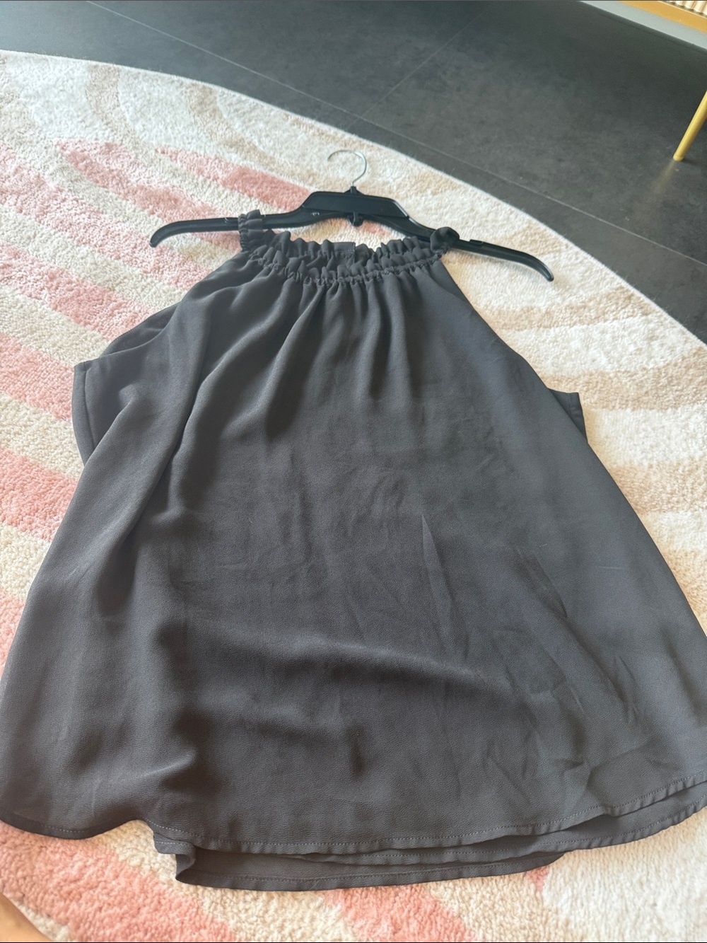 Women’s Black Halter Neck Tank Top